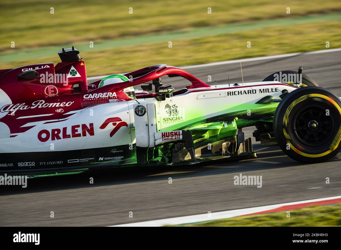 99 GIOVINAZZI Antonio (ita), Alfa Romeo Racing C39, action lors des épreuves d'hiver de Formule 1 au circuit de Barcelone - Catalunya sur 21 février 2020 à Barcelone, Espagne. (Photo par Xavier Bonilla/NurPhoto) Banque D'Images