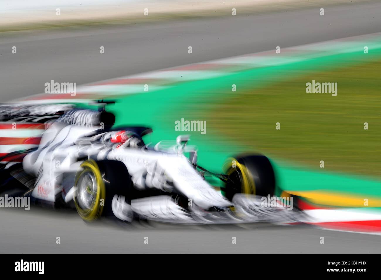 Pierre Gasly et l'Alpha Tauri AT01 au cours du jour 4 des tests de formule 1, le 26 février 2020, à Barcelone, Espagne. -- (photo par Urbanandsport/NurPhoto) Banque D'Images