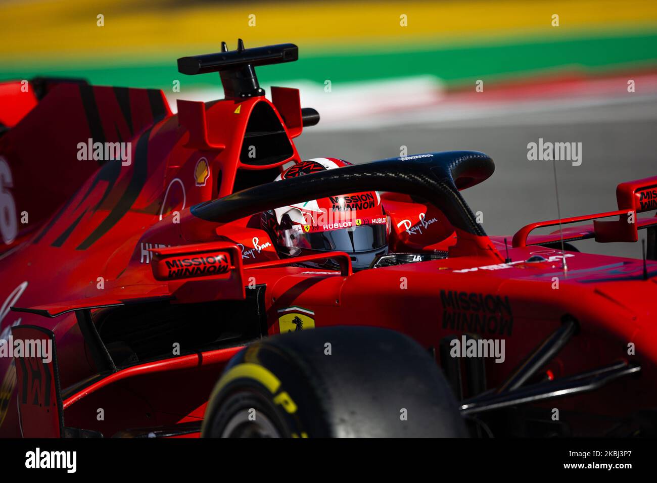 16 LECLERC Charles (mco), Scuderia Ferrari SF1000, action lors des épreuves d'hiver de Formule 1 au circuit de Barcelone - Catalunya sur 28 février 2020 à Barcelone, Espagne. (Photo par Xavier Bonilla/NurPhoto) Banque D'Images