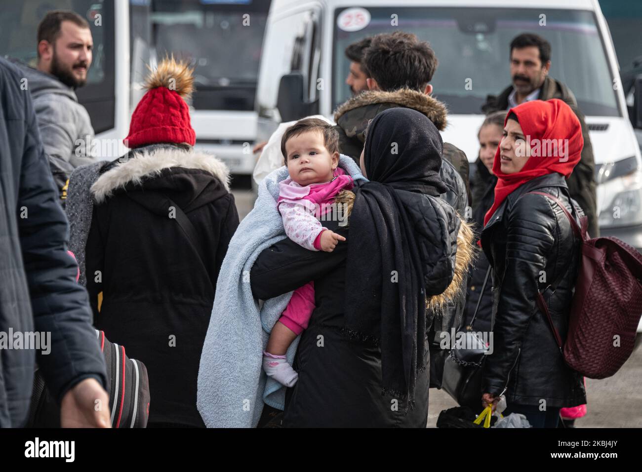 Le 28 février 2020, des migrants et des réfugiés d'Afghanistan, d'Iran