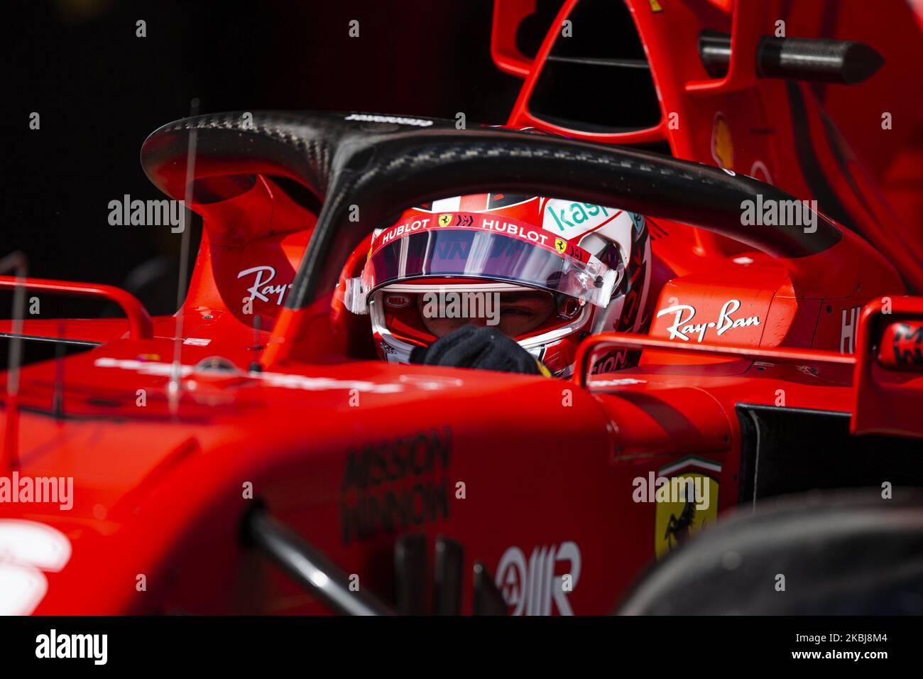 16 LECLERC Charles (mco), Scuderia Ferrari SF1000, action lors des épreuves d'hiver de Formule 1 au circuit de Barcelone - Catalunya sur 28 février 2020 à Barcelone, Espagne. (Photo par Xavier Bonilla/NurPhoto) Banque D'Images
