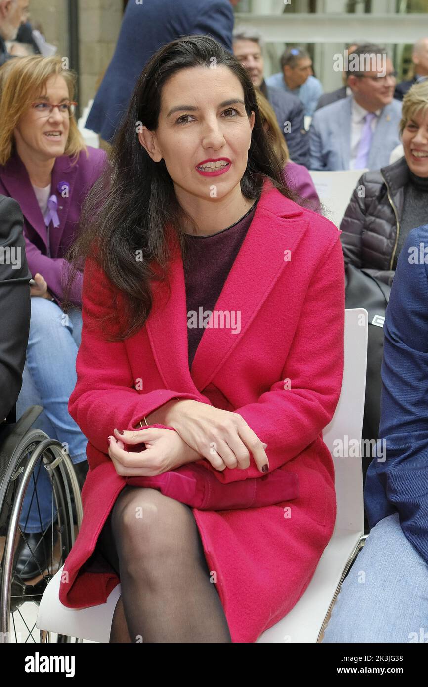Rocio Monasterio lors de la cérémonie des Prix de la Fête des femmes, de la Comunidad de Madrid, le vendredi 06 mars 2020 Espagne (photo par Oscar Gonzalez/NurPhoto) Banque D'Images