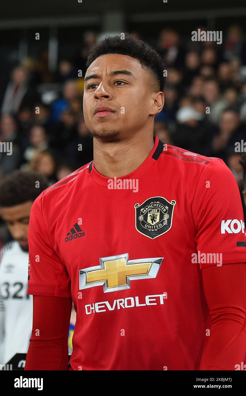 Jesse Lingard (14) de Manchester United lors du match de la FA Cup entre Derby County et Manchester United au Pride Park, Derby, le jeudi 5th mars 2020. (Photo de Jon Hobley/MI News/NurPhoto) Banque D'Images