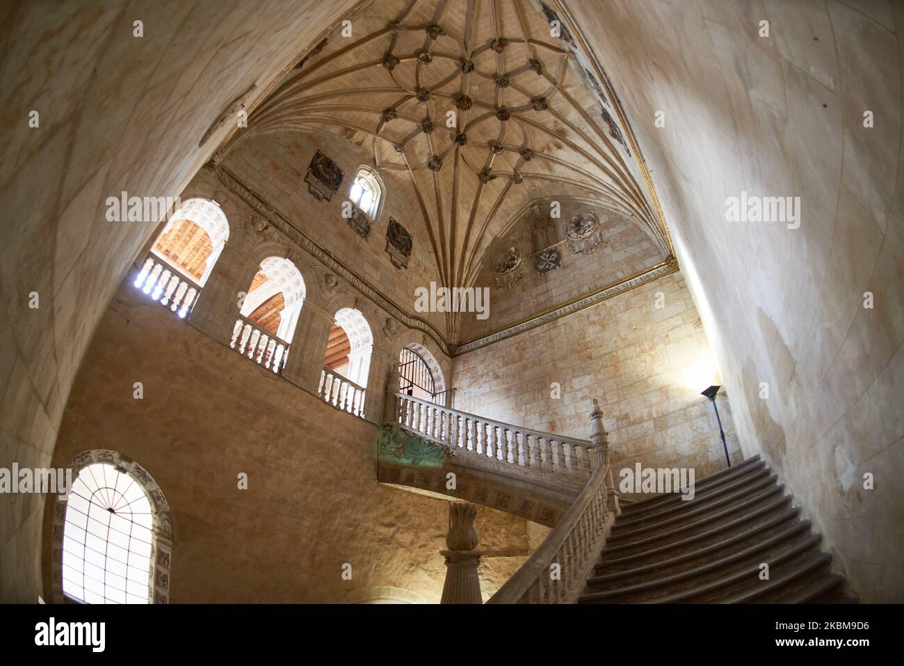 Convento de San Esteban à Salamanque, Espagne. Un monastère dominicain, le Convento de San Esteban (Saint Etienne) a été construit en 1524 à l'initiative de Banque D'Images