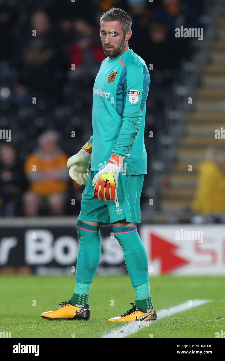 Allan McGregor de Hull City pendant le match de championnat Sky Bet entre Hull City et Middlesbrough au KC Stadium, Kingston upon Hull, Royaume-Uni, le 31st octobre 2017. (Photo de Mark Fletcher/MI News/NurPhoto) Banque D'Images