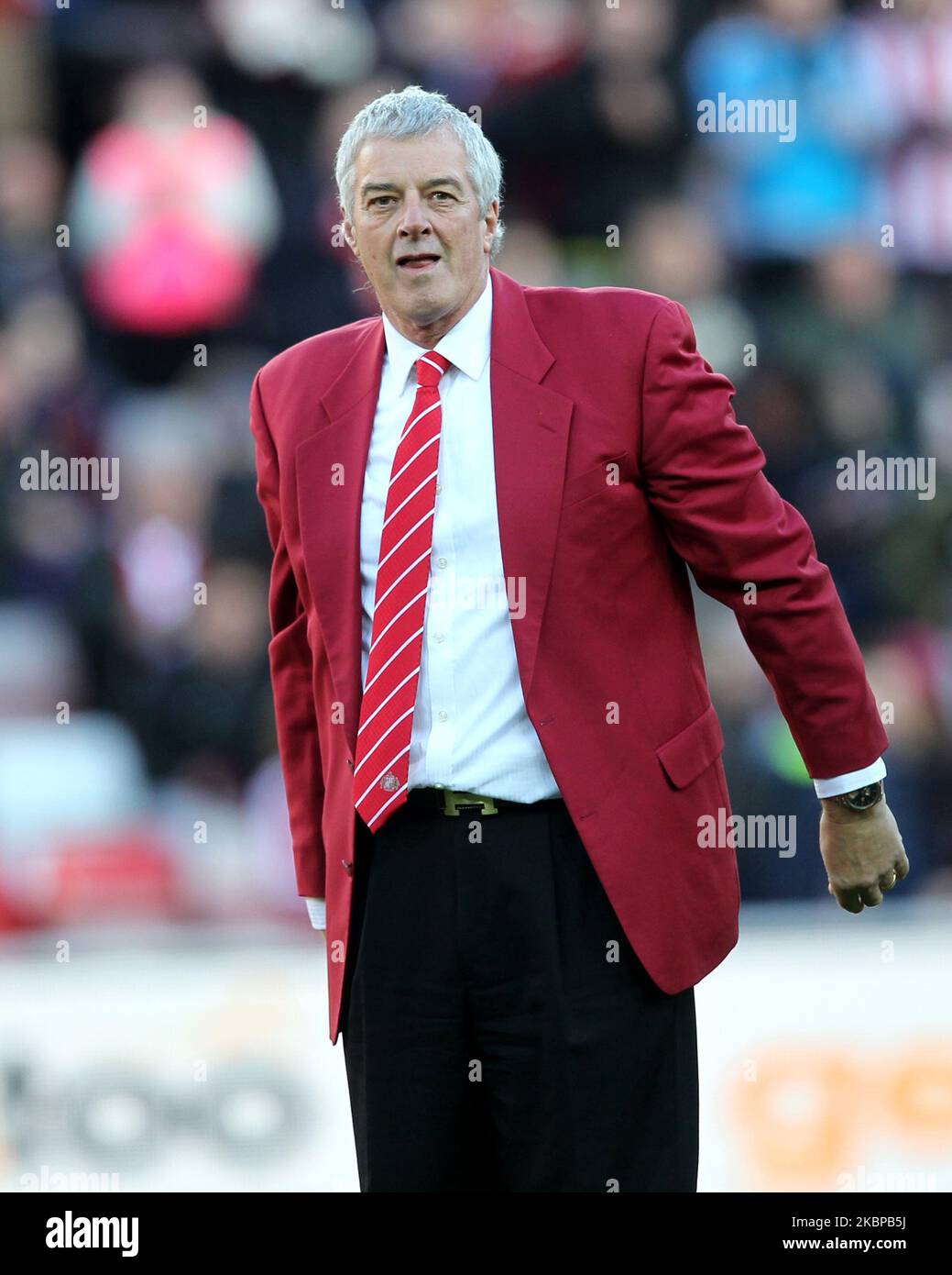 Richie Pitt, ancien joueur de Sunderland qui a joué dans la finale de la coupe 1973 contre Leeds United avant le match de la coupe FA du troisième tour entre Sunderland et Leeds United au stade de Light, Sunderland, le dimanche 4th janvier 2015 (photo de Mark Fletcher/MI News/NurPhoto) Banque D'Images