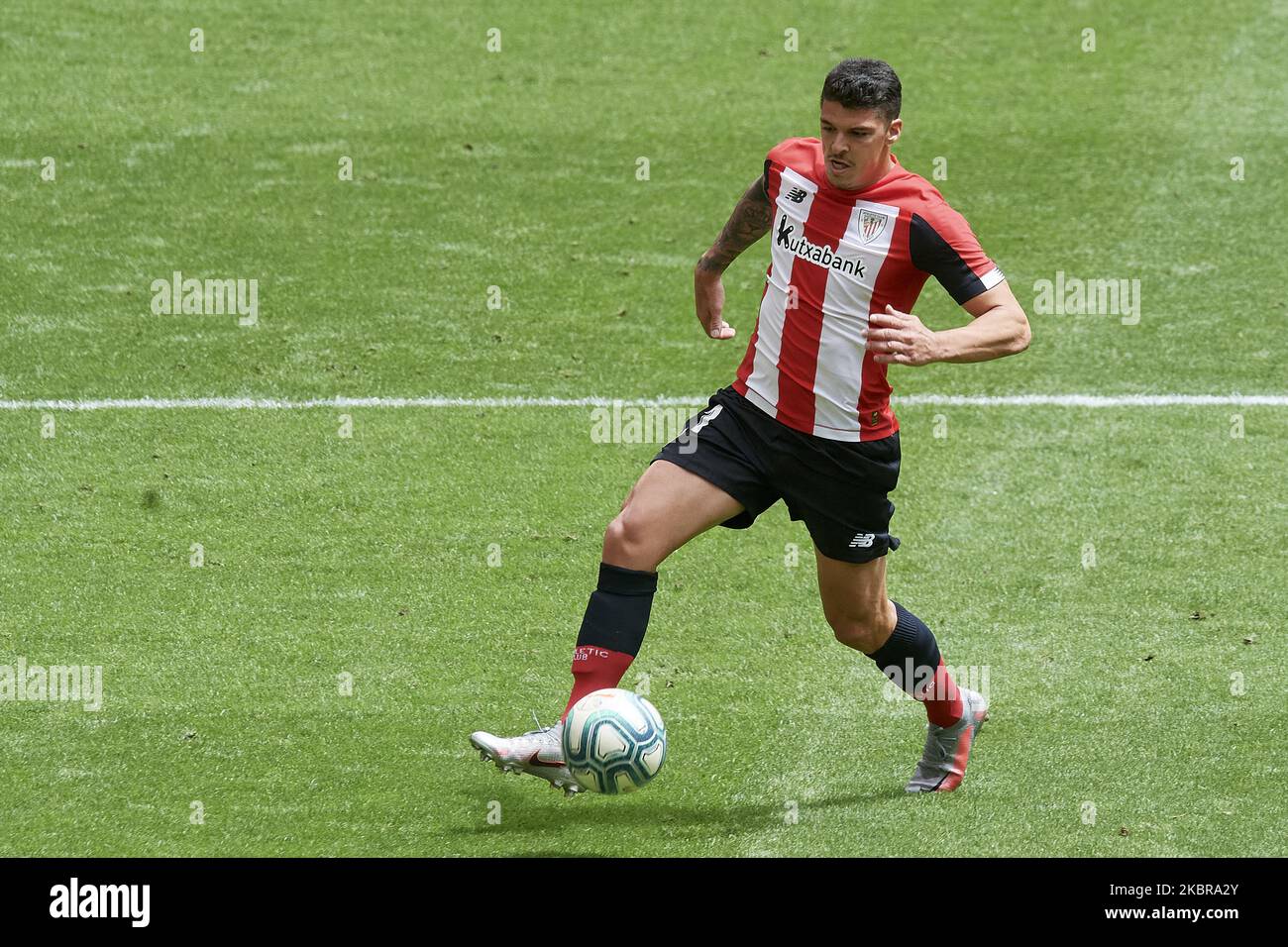 Ander CAPA d'Athlétisme en action pendant le match de la Ligue entre le Club Athlétique et le Club Atletico de Madrid au stade San Mames sur 15 mars 2020 à Bilbao, Espagne. (Photo de Jose Breton/Pics action/NurPhoto) Banque D'Images