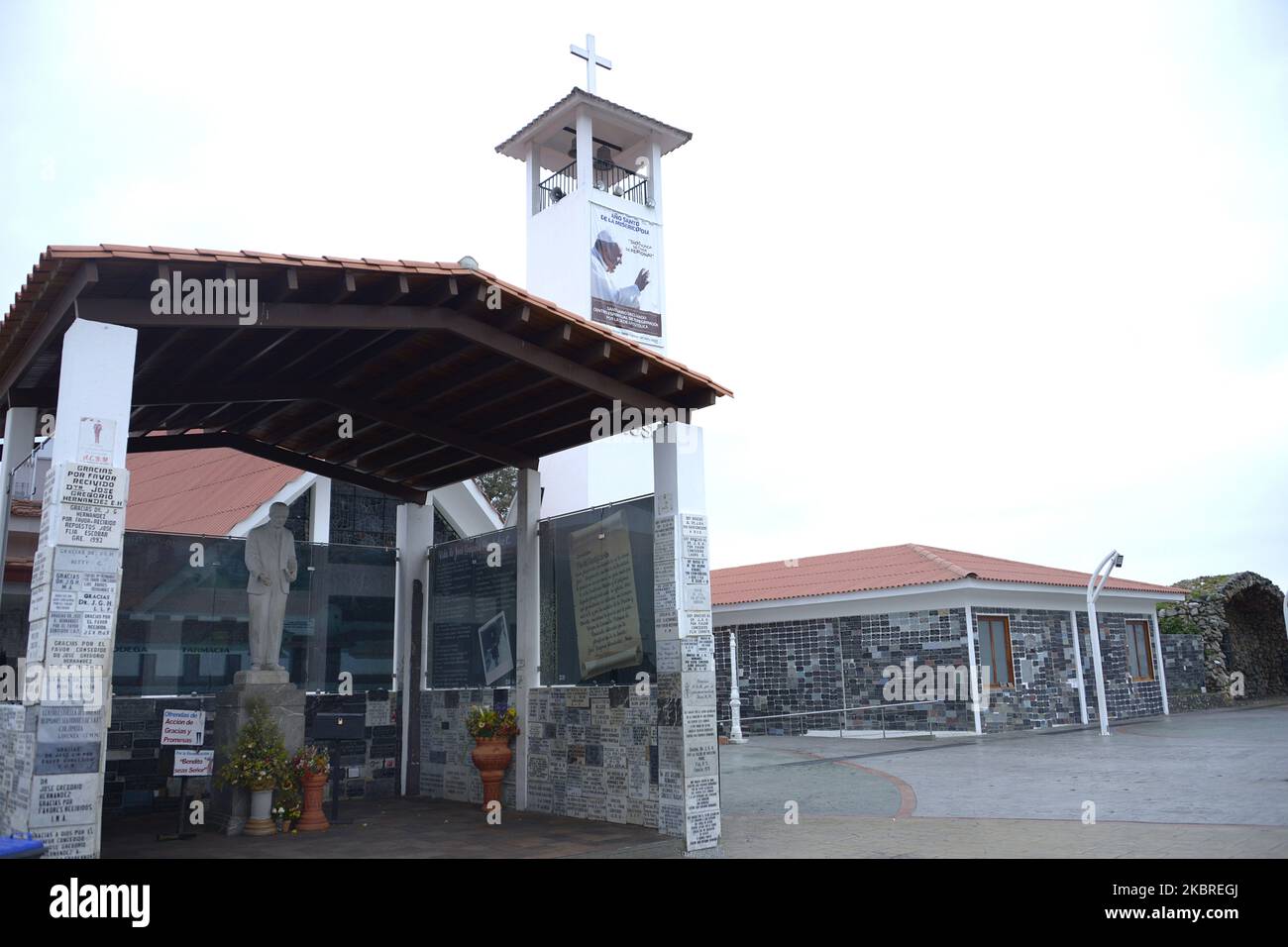 Le sanctuaire José Gregorio Hernandez, situé dans sa ville natale d'Issnotú, Trujillo Venezuela. Il était connu sous le nom de « médecin des pauvres », et est maintenant un peu plus proche de la sainteté. L'Église catholique a annoncé la prochaine béatification du médecin, professeur et philanthrope vénézuélien José Gregorio Hernández, une nouvelle attendue depuis longtemps par ses nombreux disciples au Venezuela et dans d'autres pays d'Amérique latine. La Conférence épiscopale vénézuélienne a confirmé ce vendredi, 19 juin 2020, que le pape François avait donné son approbation pour la béatification. (Photo par Jorge Mantilla/NurPhoto) Banque D'Images