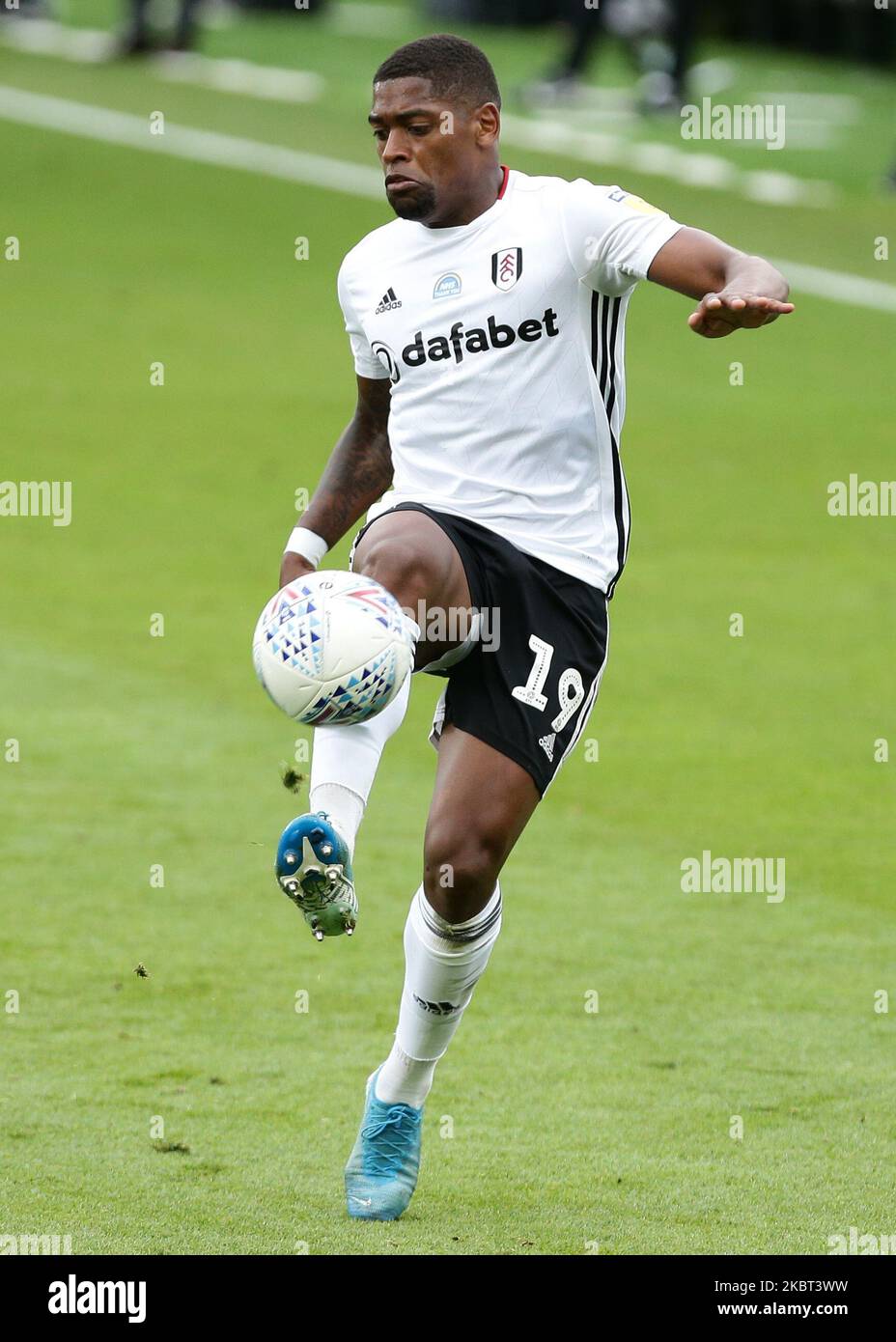 Ivan Cavaleiro de Fulham en action pendant le match de championnat Sky Bet entre Fulham et Birmingham City à Craven Cottage, Londres, le samedi 4th juillet 2020. (Photo de Jacques Feeney/MI News/NurPhoto) Banque D'Images