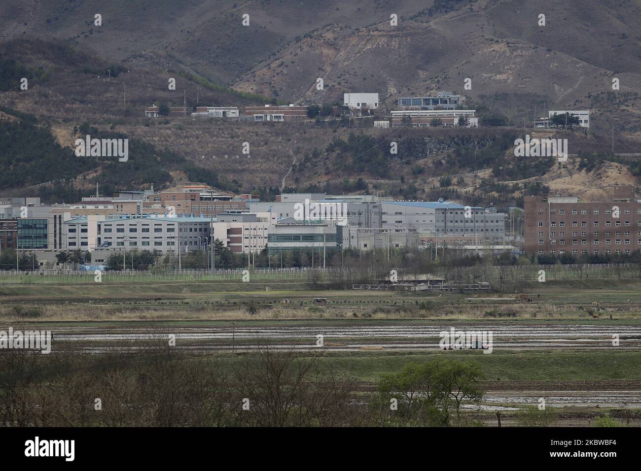 24 avril 2018Paju, Corée du Sudune vue du village nordcoréen de Ki