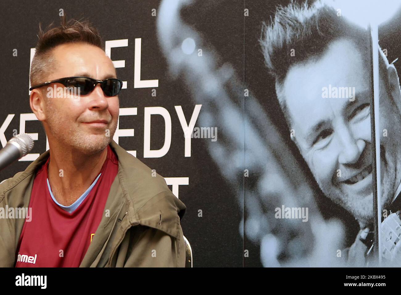 Le violoniste anglais Nigel Kennedy et son trio se présentent en salle à leur vitrine de promotion en Asie à Séoul, en Corée du Sud, sur 7 mai 2007. (Photo de Seung-il Ryu/NurPhoto) Banque D'Images