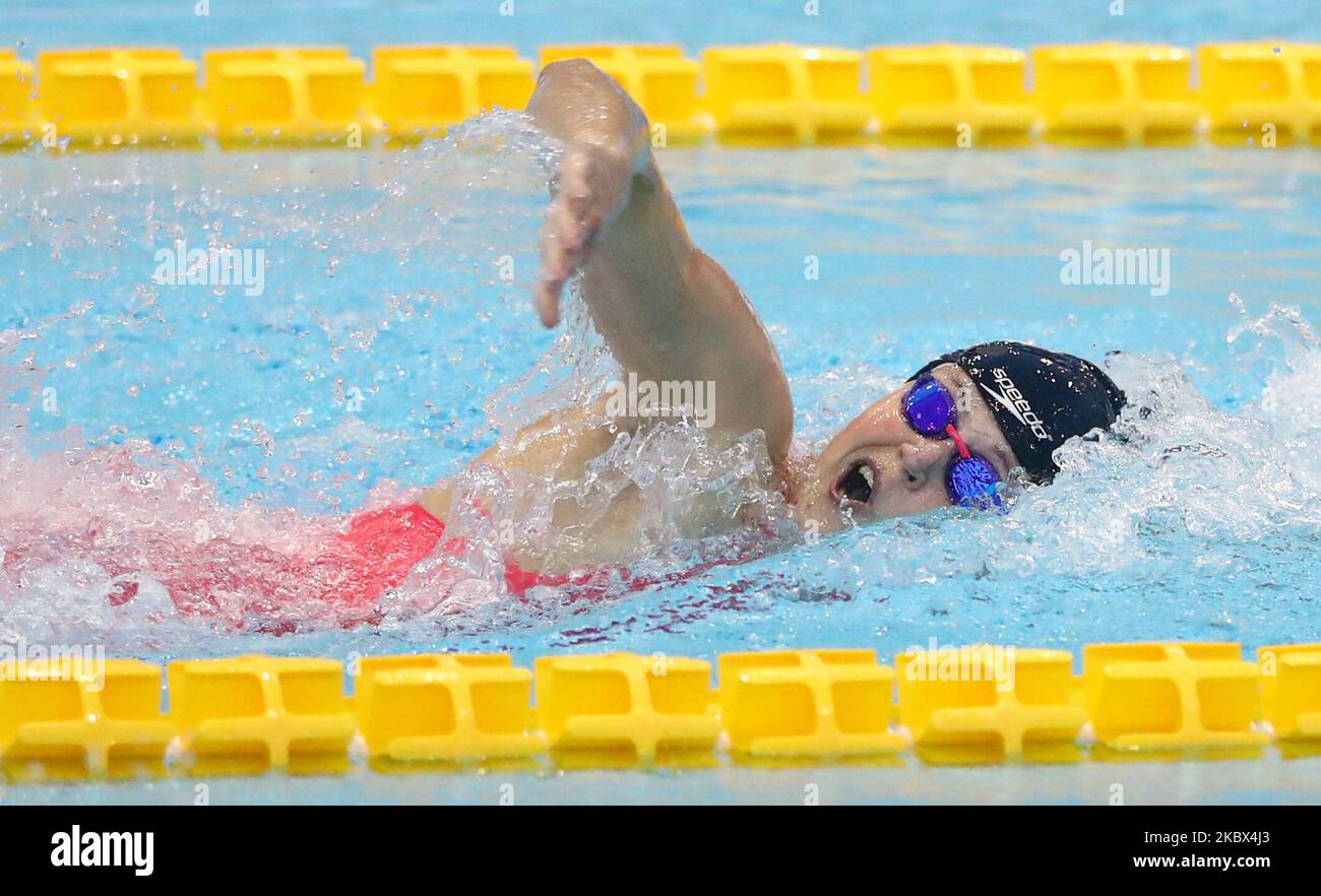 Katja Fain (HUN) participe au freestyle féminin 200m lors du trophée international de natation Frecciarossa Settecolli à Rome, Italie sur 13 août 2020 (photo de Matteo Ciambelli/NurPhoto) Banque D'Images