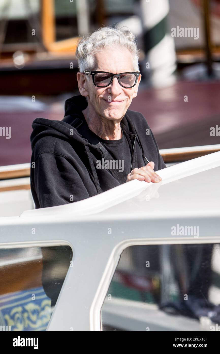 David Cronenberg arrive à l'Hôtel Excelsior sur le Lido Di Venezia pendant le Festival du film de Venise, Italie, 29 août 2018. (Photo par Mairo Cinquetti/NurPhoto) Banque D'Images
