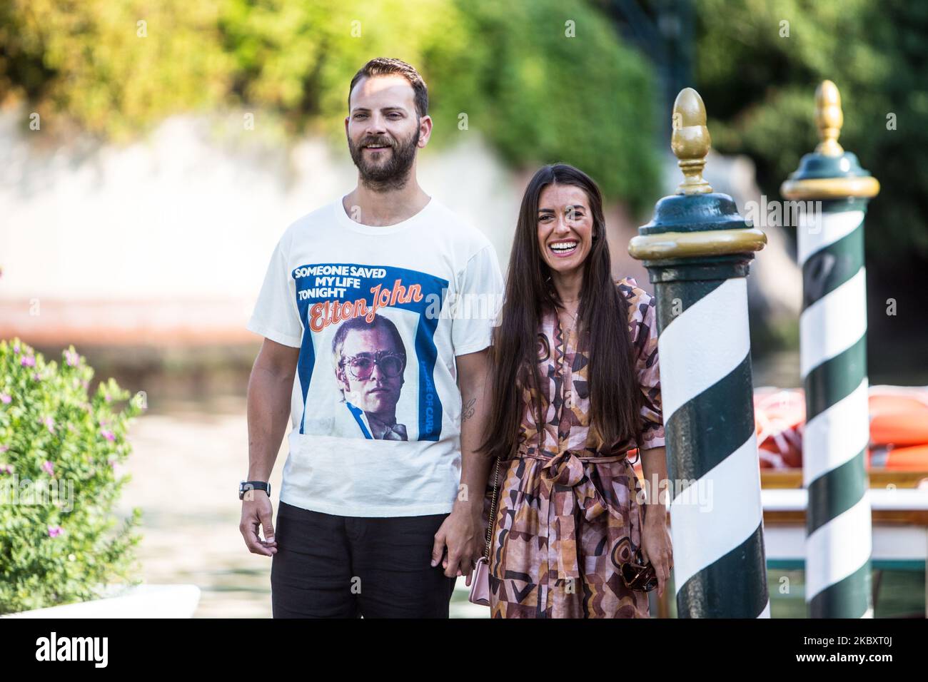 Alessandro Borghi arrive à l'Hôtel Excelsior sur le Lido Di Venezia pendant le Festival du film de Venise, Italie, 29 août 2018. (Photo par Mairo Cinquetti/NurPhoto) Banque D'Images