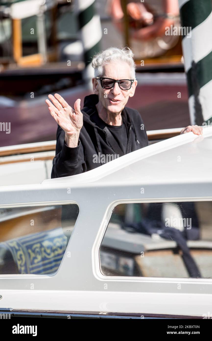 David Cronenberg arrive à l'Hôtel Excelsior sur le Lido Di Venezia pendant le Festival du film de Venise, Italie, 29 août 2018. (Photo par Mairo Cinquetti/NurPhoto) Banque D'Images