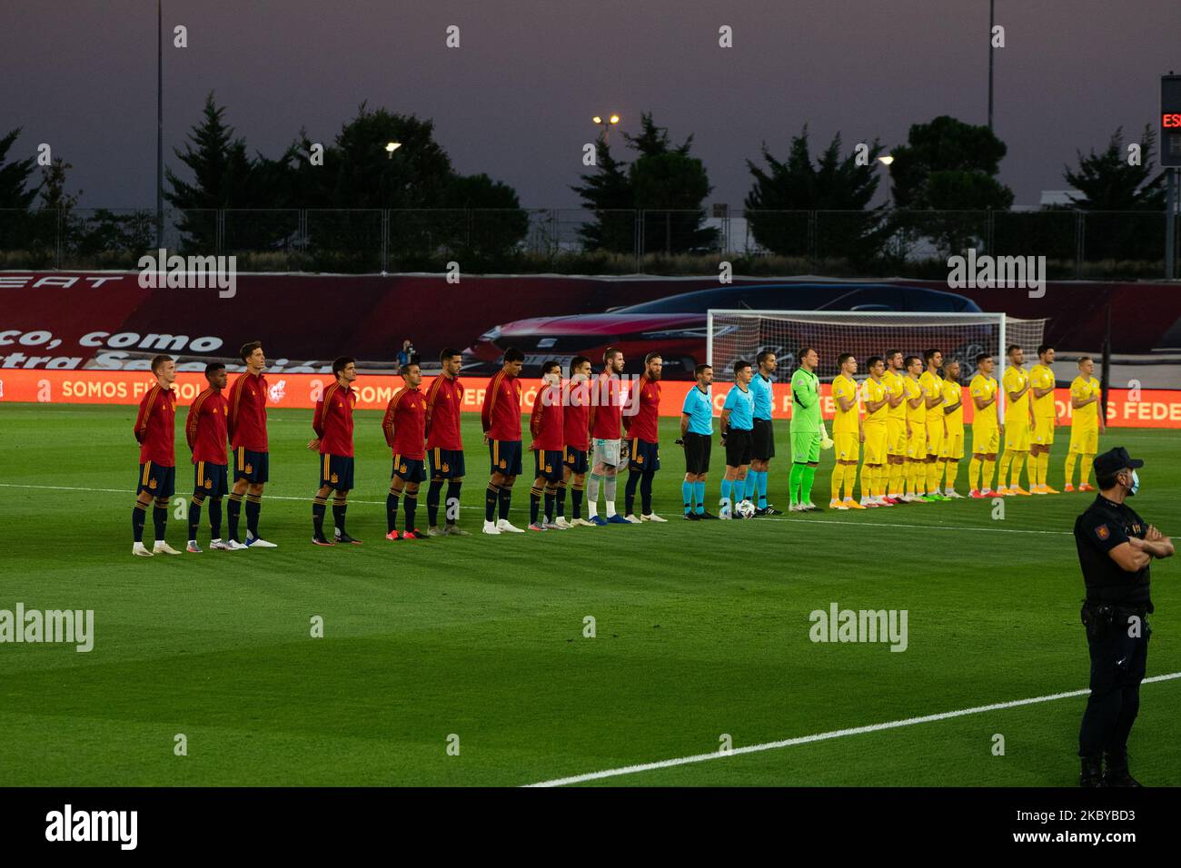 Match de ligue des Nations de l'UEFA entre l'Espagne et l'Ukraine au stade Alfredo Di Stefano sur 6 septembre 2020 à Madrid, Espagne (photo de Jon Imanol Reino/NurPhoto) Banque D'Images