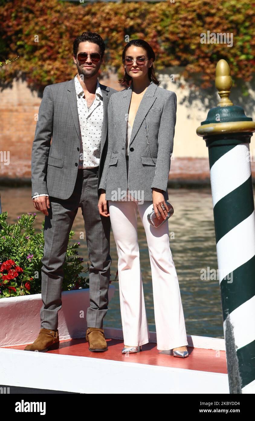 Maximilian Befort et Luise Befort arrivent à l'Excelsior lors du Festival du film de Venise 77th sur 08 septembre 2020 à Venise, en Italie. (Photo de Matteo Chinellato/NurPhoto) Banque D'Images