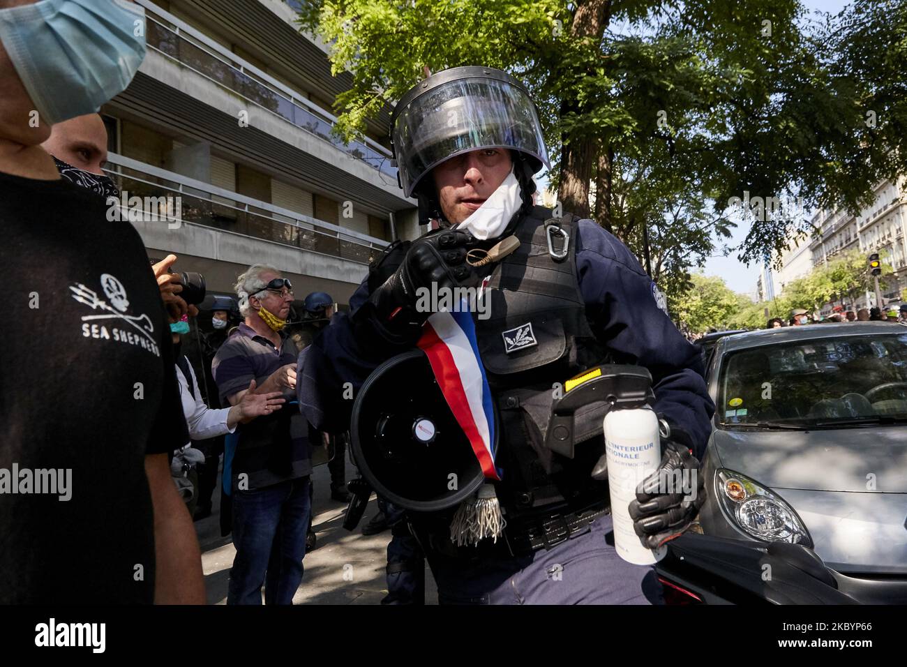 Paris police motorcycle Banque de photographies et d’images à haute résolution Alamy