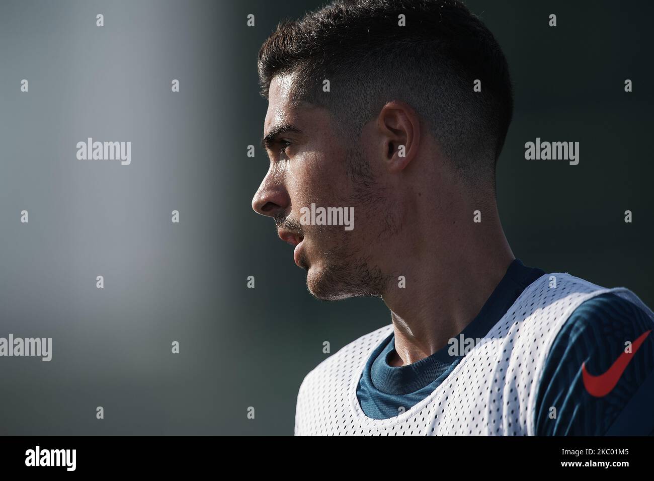 Carlos Fernandez de Séville pendant l'échauffement avant le match amical d'avant-saison entre Sevilla CF et UD Levante à l'arène Pinatar sur 15 septembre 2020 à Murcie, Espagne. (Photo de Jose Breton/Pics action/NurPhoto) Banque D'Images