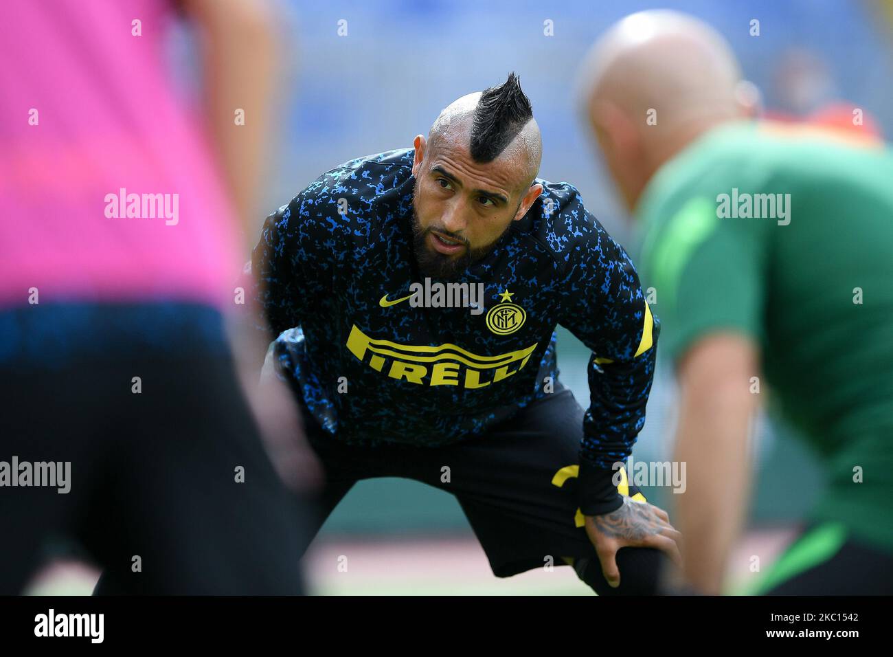 Arturo Vidal du FC Internazionale lors de la série Un match entre le SS Lazio et le FC Internazionale au Stadio Olimpico, Rome, Italie, le 4 octobre 2020. (Photo de Giuseppe Maffia/NurPhoto) Banque D'Images