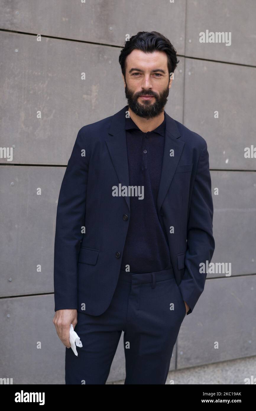 L'acteur Javier Rey annonce les films espagnols candidats aux Oscars Awards sur 06 octobre 2020 à Madrid, Espagne. (Photo par Oscar Gonzalez/NurPhoto) Banque D'Images