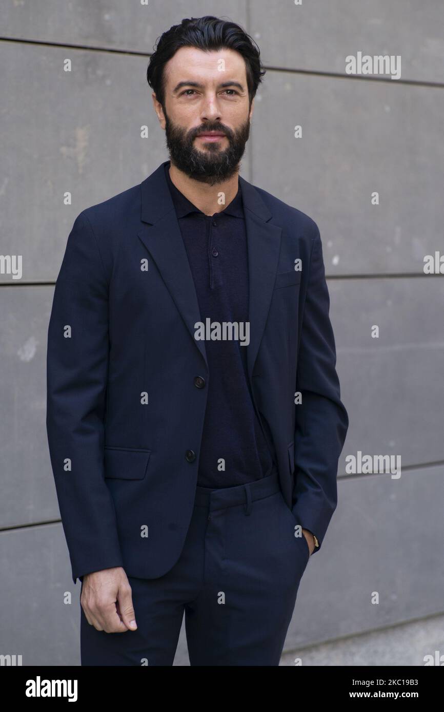 L'acteur Javier Rey annonce les films espagnols candidats aux Oscars Awards sur 06 octobre 2020 à Madrid, Espagne. (Photo par Oscar Gonzalez/NurPhoto) Banque D'Images