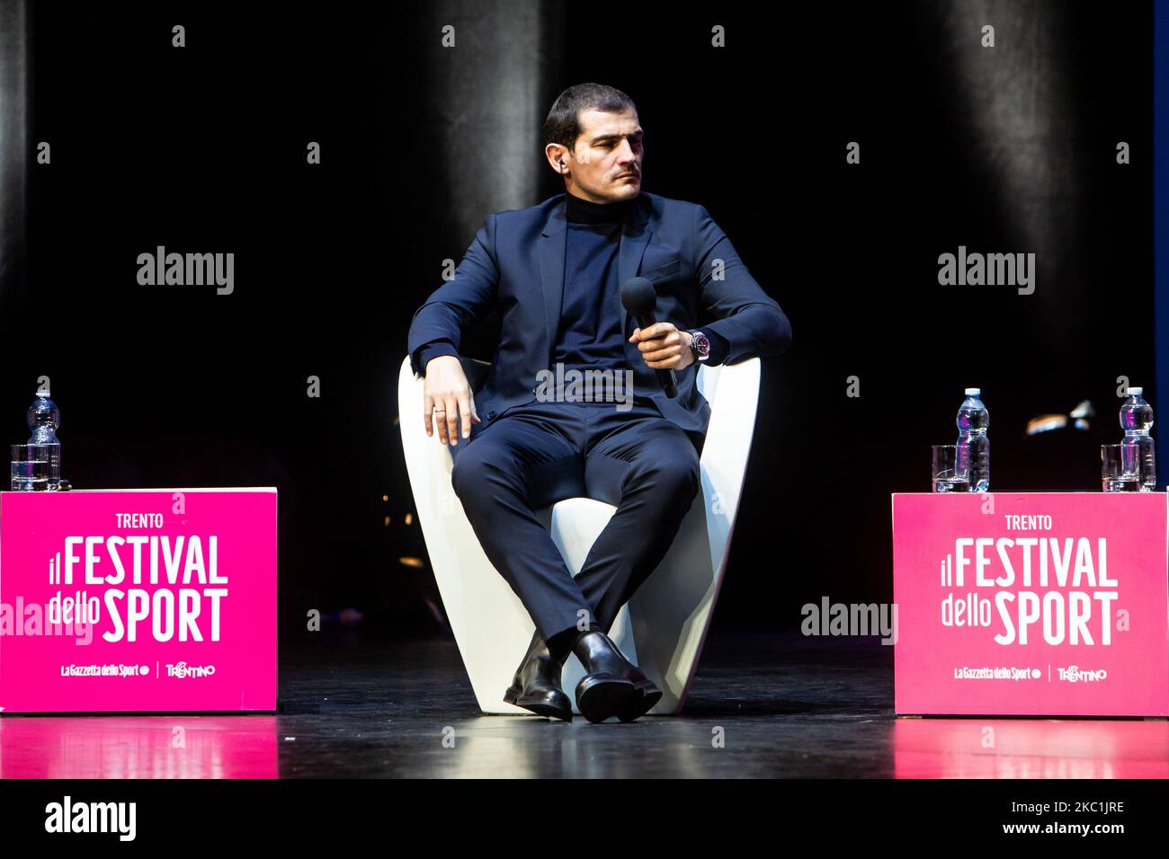 Iker Casillas assiste au Festival dello Sport au Teatro Strehler à Milan, Italie, on 11 octobre 2020 (photo de Mairo Cinquetti/NurPhoto) Banque D'Images