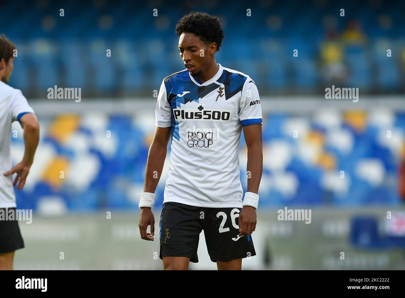 Johan Mojica d'Atalanta BC pendant la série Un match entre SSC Napoli et Atalanta BC au Stadio San Paolo Naples Italie le 17 Ottobre 2020. (Photo de Franco Romano/NurPhoto) Banque D'Images