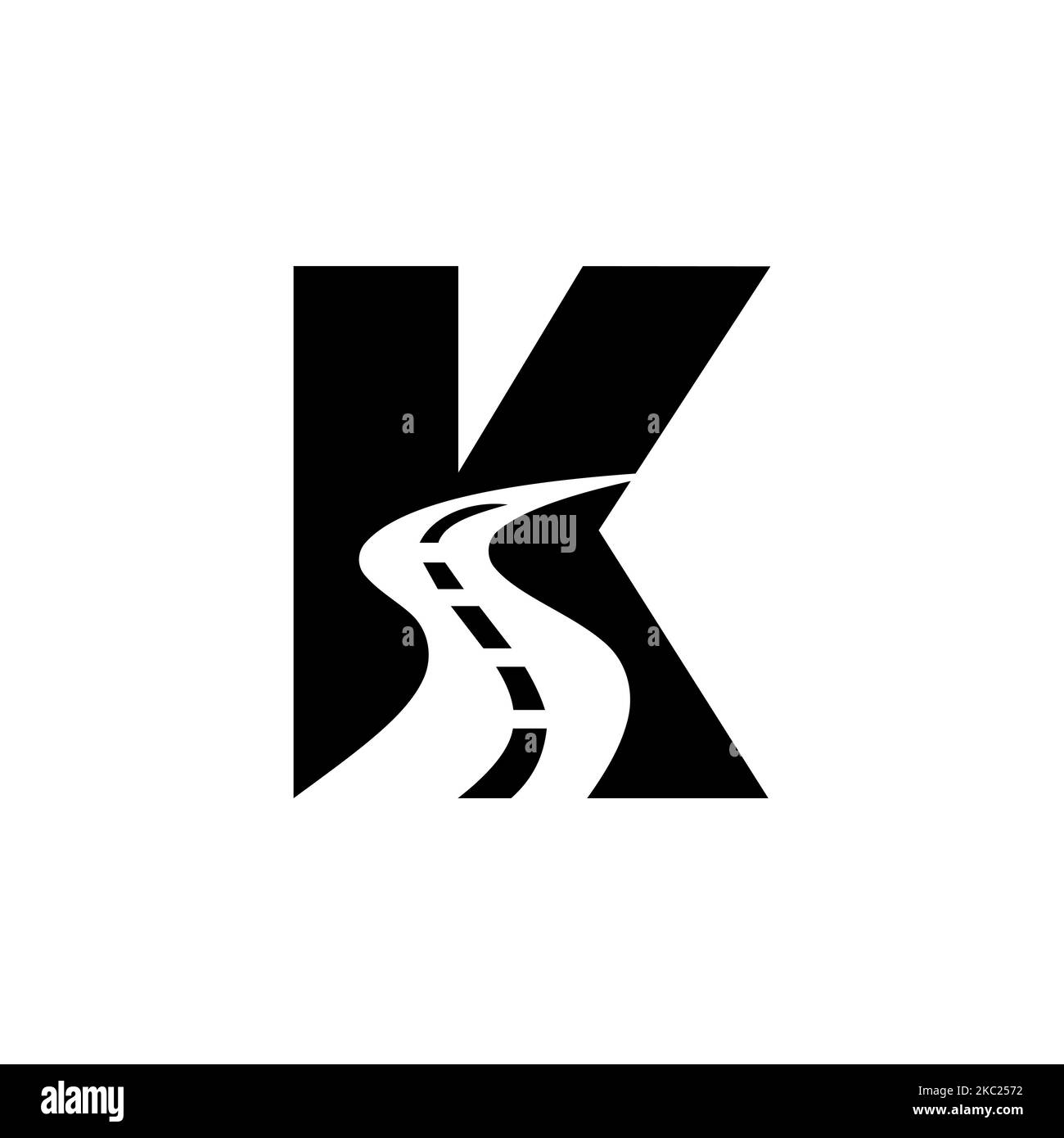 Modèle de vecteur d'affichage de la lettre K initiale pour les voyages et le transport Illustration de Vecteur Modèle de vecteur d'affichage de la lettre K initiale pour les voyages et le transport Illustration de Vecteur