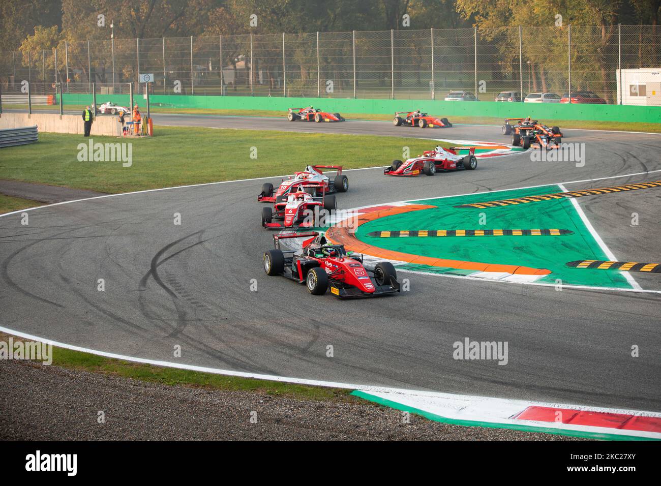 Le Championnat régional d'Europe de Formule à l'Autodromo Nazionale di Monza sur 18 octobre 2020 à Monza, Italie. (Photo par Alessandro Bremec/NurPhoto) Banque D'Images