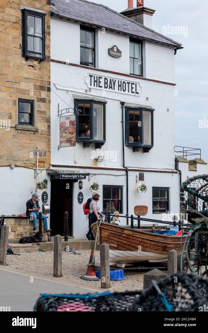 The Bay Hotel Robin Hood Bay North Yorkshire Angleterre Banque D'Images