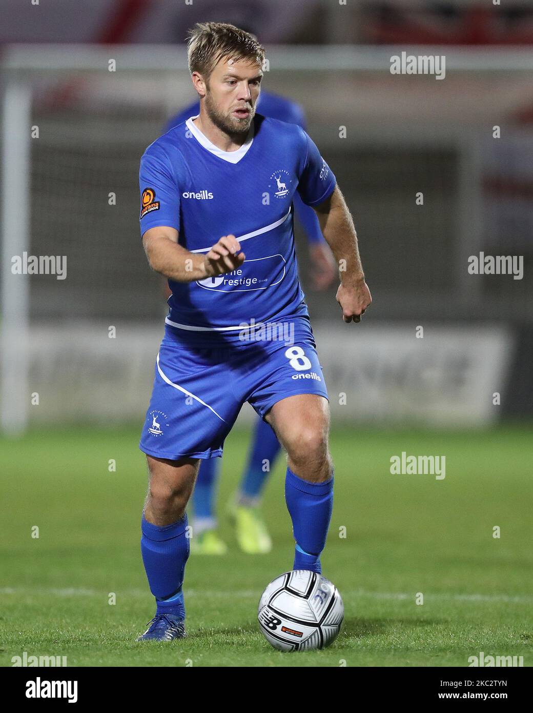 Nicky Featherstone de Hartlepool Uni lors du match de la Vanarama National League entre Hartlepool United et Altrincham à Victoria Park, Hartlepool, le mardi 27th octobre 2020. (Photo de Mark Fletcher/MI News/NurPhoto) Banque D'Images