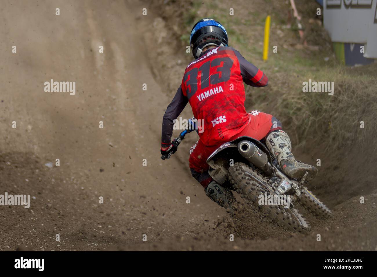 Polak Petr #275 (CZE) en action pendant le Championnat du monde 2020 course du Grand Prix de Pietramurata, Italie, sur 4 novembre 2020 à Pietramurata, Italie (photo de Massimo Bertolini/NurPhoto) Banque D'Images