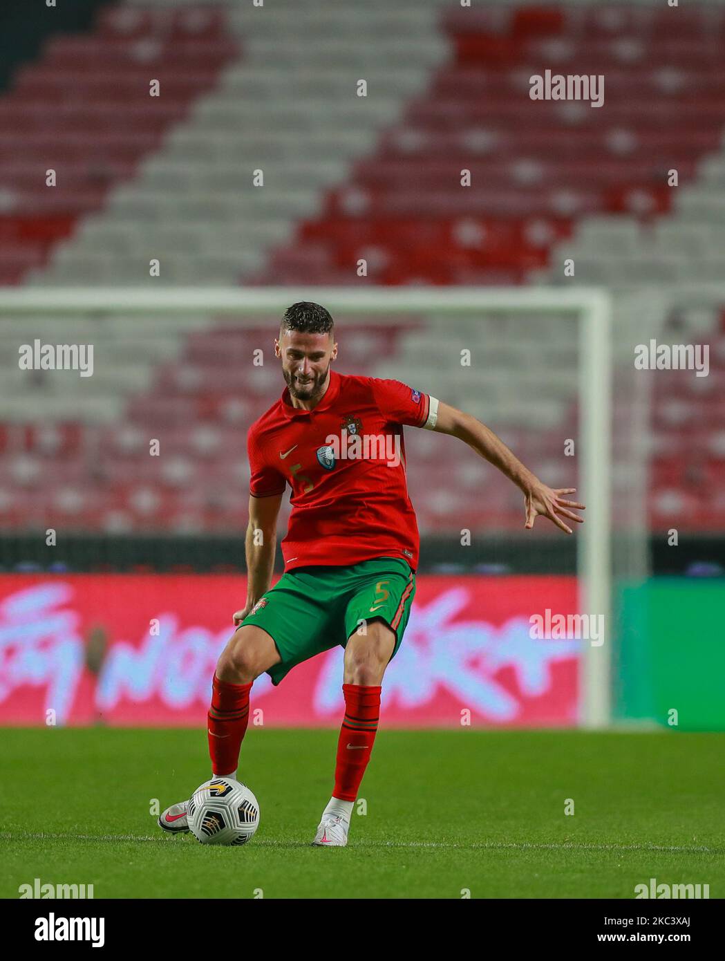 Domingos Duarte lors du match international entre le Portugal et Andorre au stade Luz à 11 novembre 2020 à Lisbonne (photo de Paulo Nascimento/NurPhoto) Banque D'Images