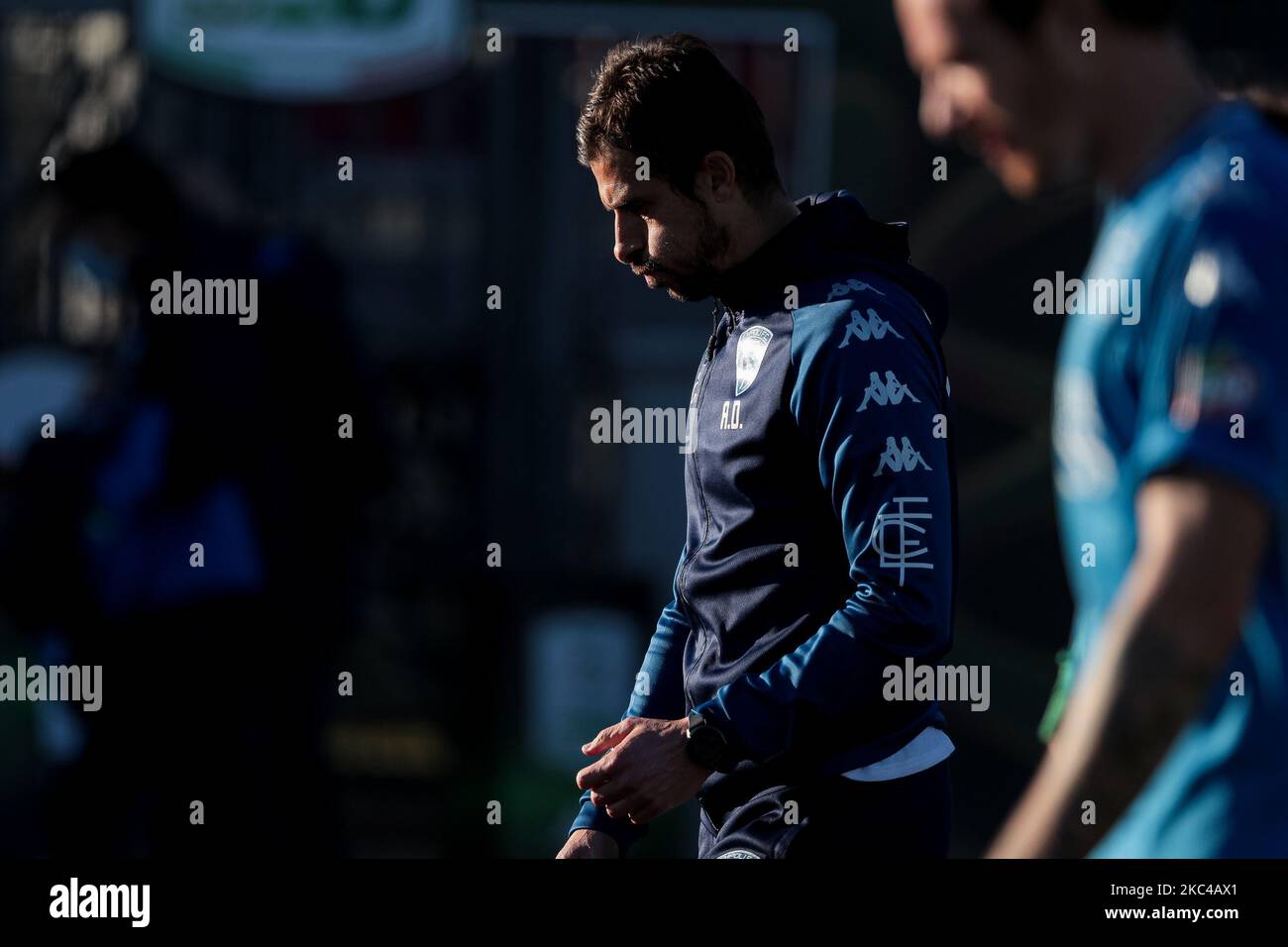 Alessio Dionisi pendant le match de la série BKT entre Cittadella et Empoli au Stadio Pier Cesare Tombolato sur 21 novembre 2020 à Cittadella, Italie. (Photo par Emmanuele Ciancaglini/NurPhoto) Banque D'Images