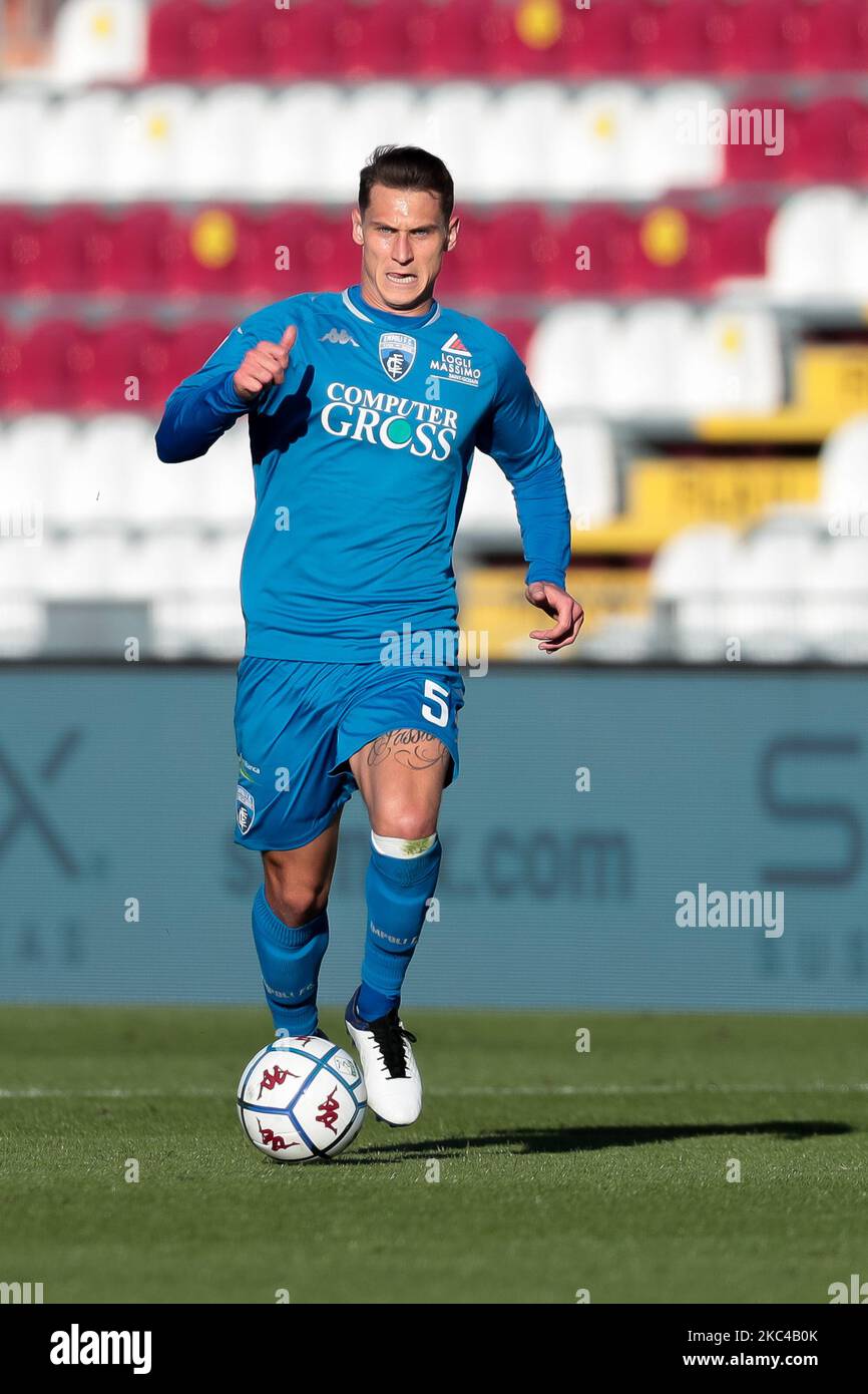 Simone Romagnoli pendant le match de la série BKT entre Cittadella et Empoli au Stadio Pier Cesare Tombolato sur 21 novembre 2020 à Cittadella, Italie. (Photo par Emmanuele Ciancaglini/NurPhoto) Banque D'Images