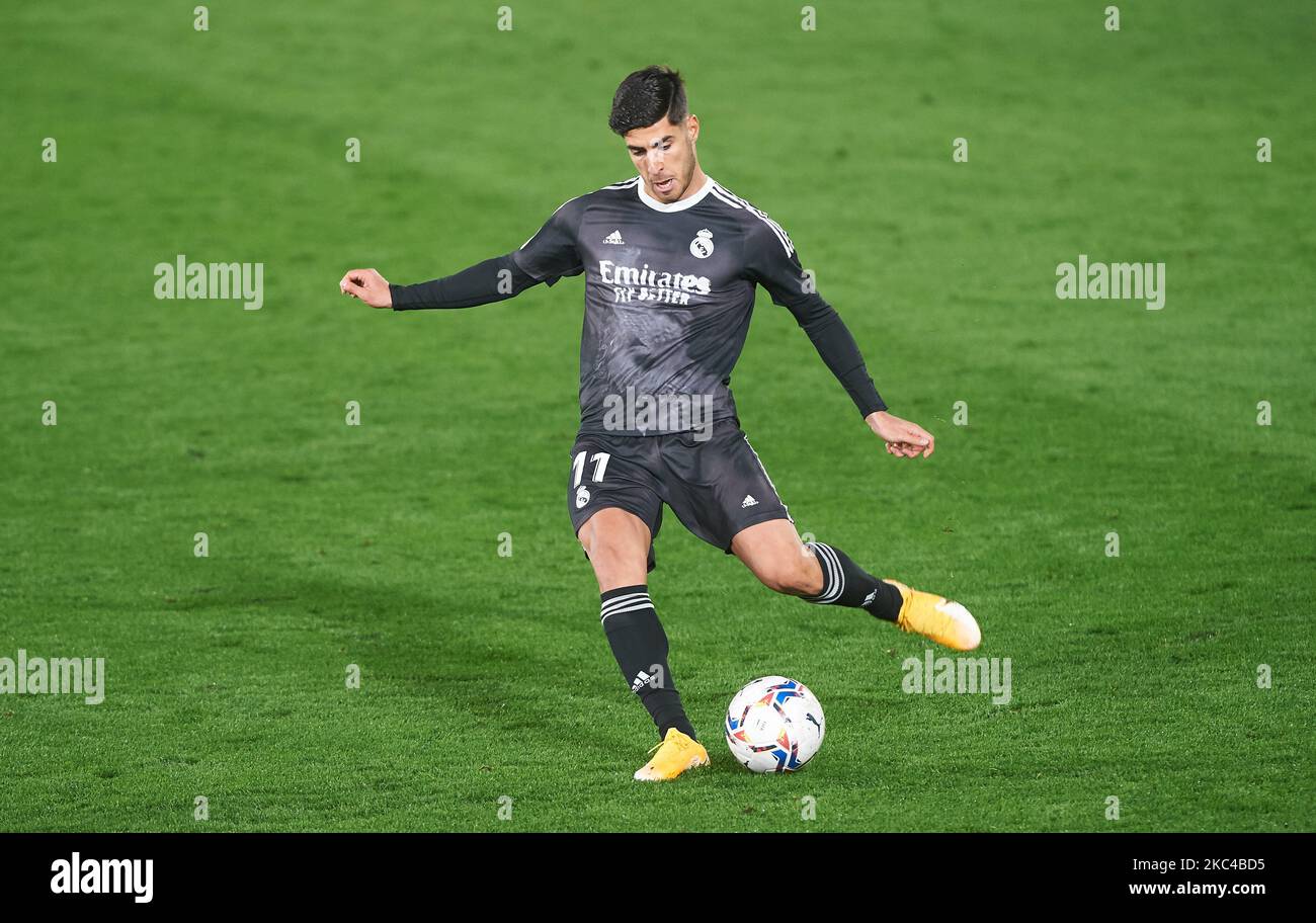 Marco Asensio du Real Madrid au cours de la Liga Santander Mach entre Villarreal et Real Madrid à l'Estadio de la Ceramic sur 21 novembre 2020 à Vila-Real, Espagne (photo de Maria José Segovia/NurPhoto) Banque D'Images