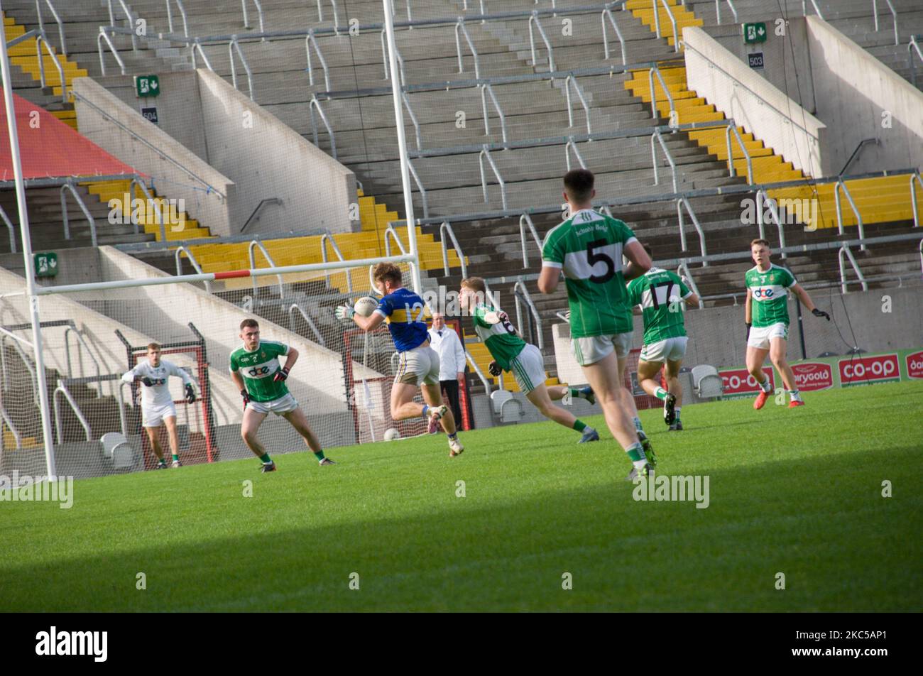 Cork, Irlande. 23rd octobre 2022. Championnat de football de bon secours A ; Kilshannig V Aghabbullog. Banque D'Images