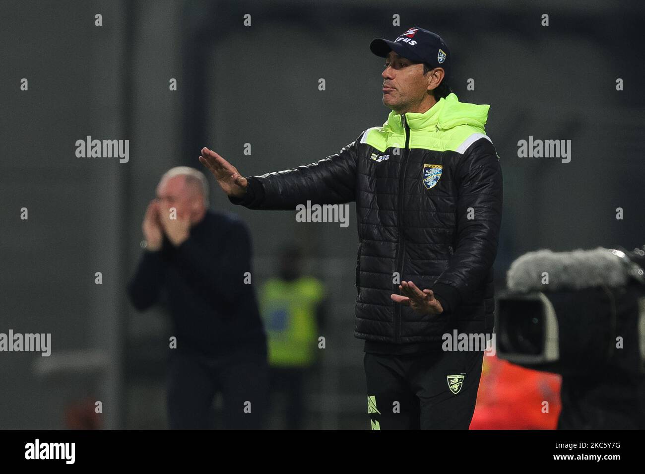 Alessandro Nesta pendant le match de la série BKT entre Reggiana et Frosinone au stade Mapei - TCCE del Tricolore sur 15 décembre 2020 à Reggio Emilia, Italie. (Photo par Emmanuele Ciancaglini/NurPhoto) Banque D'Images