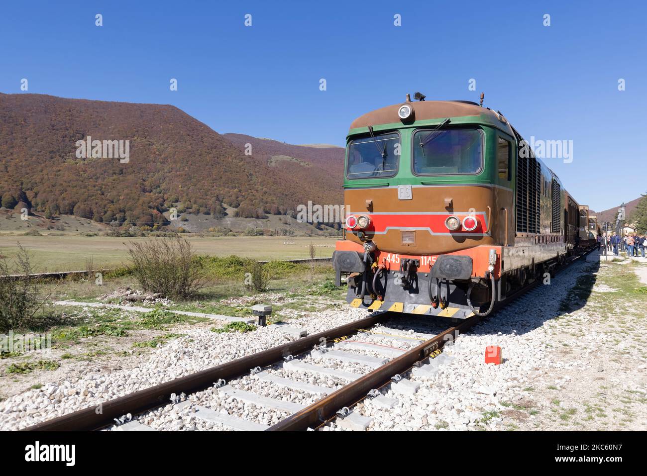 Train historique des Abruzzes Banque D'Images