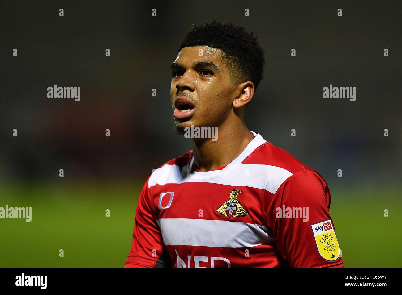 Tireece John-Jules de Doncaster Rovers lors du match de la Sky Bet League 1 entre Burton Albion et Doncaster Rovers au stade Pirelli, Burton Upon Trent, le samedi 19th décembre 2020. (Photo de Jon Hobley/MI News/NurPhoto) Banque D'Images