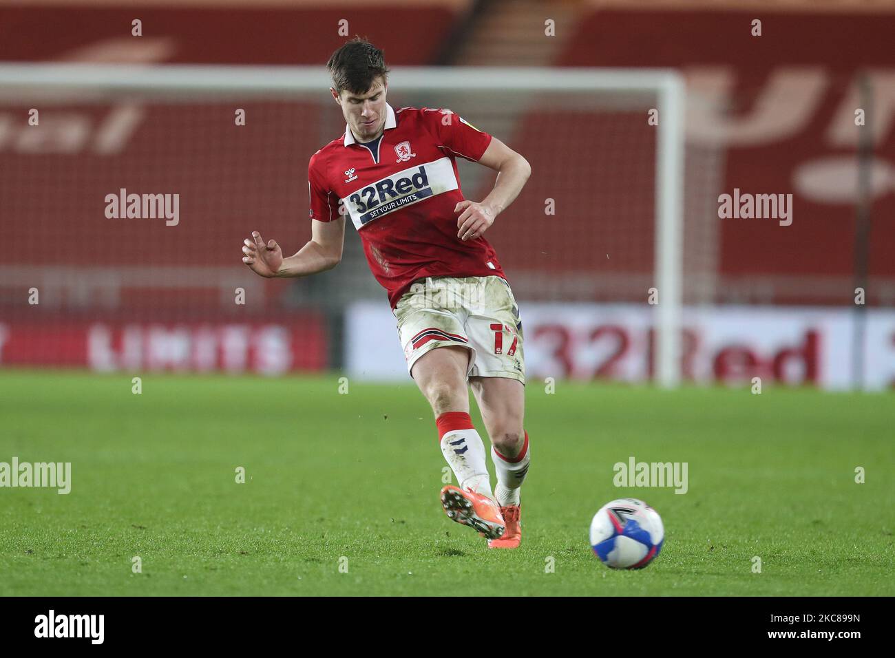 Paddy McNair de Middlesbrough lors du match de championnat Sky Bet entre Middlesbrough et Rotherham se sont Unis au stade Riverside, à Middlesbrough, le mercredi 27th janvier 2021. (Photo de Mark Fletcher/MI News/NurPhoto) Banque D'Images