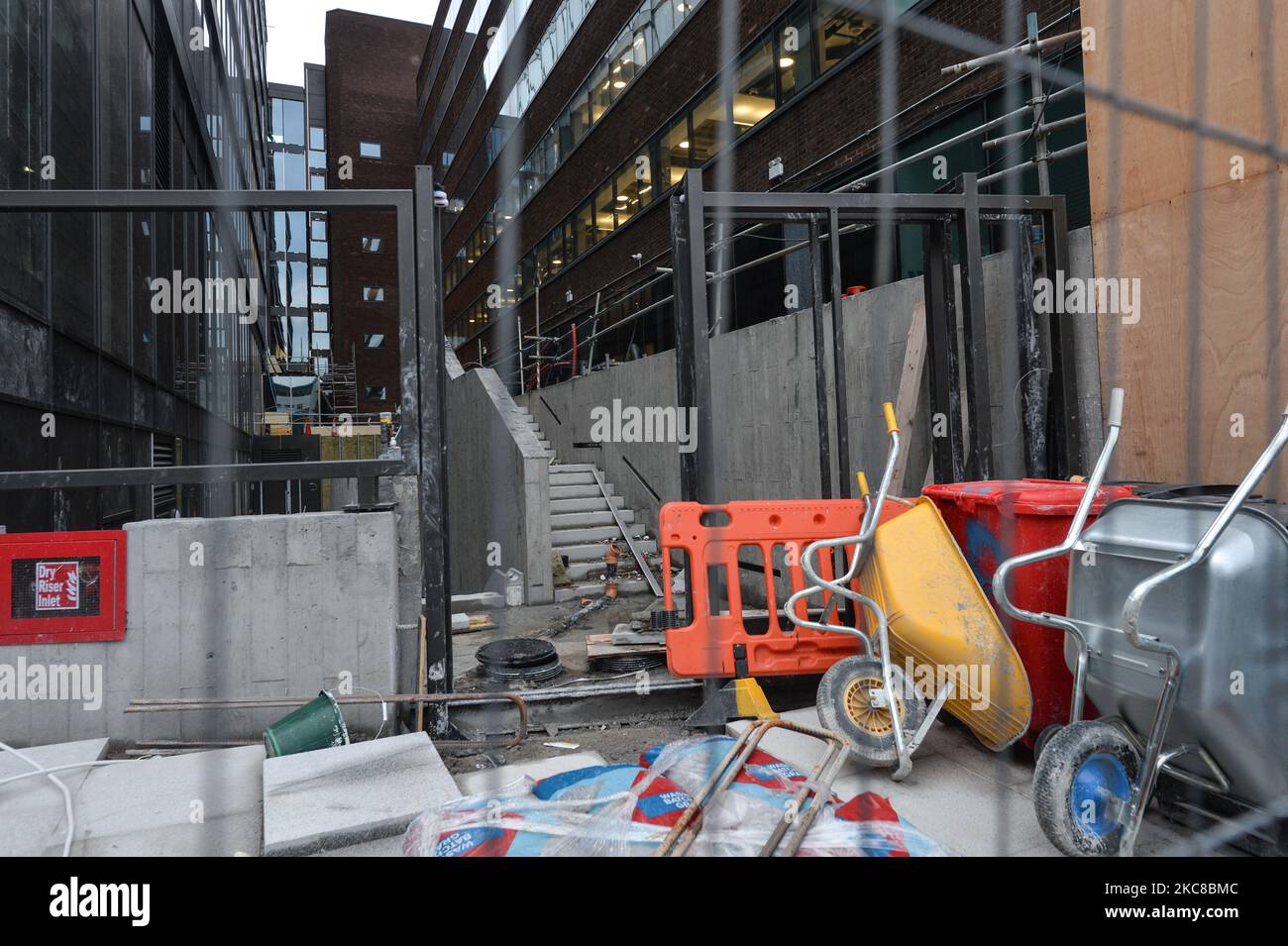Twitter nouveau siège européen à Dublin. Le vendredi 29 janvier 2021, à Dublin, Irlande. (Photo par Artur Widak/NurPhoto) Banque D'Images