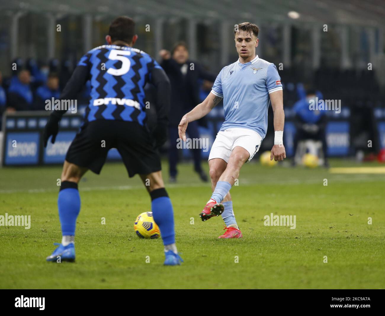 Patric pendant la série Un match entre Inter v Latium à Milan, sur 14 février 2021. (Photo de Loris Roselli/NurPhoto) Banque D'Images