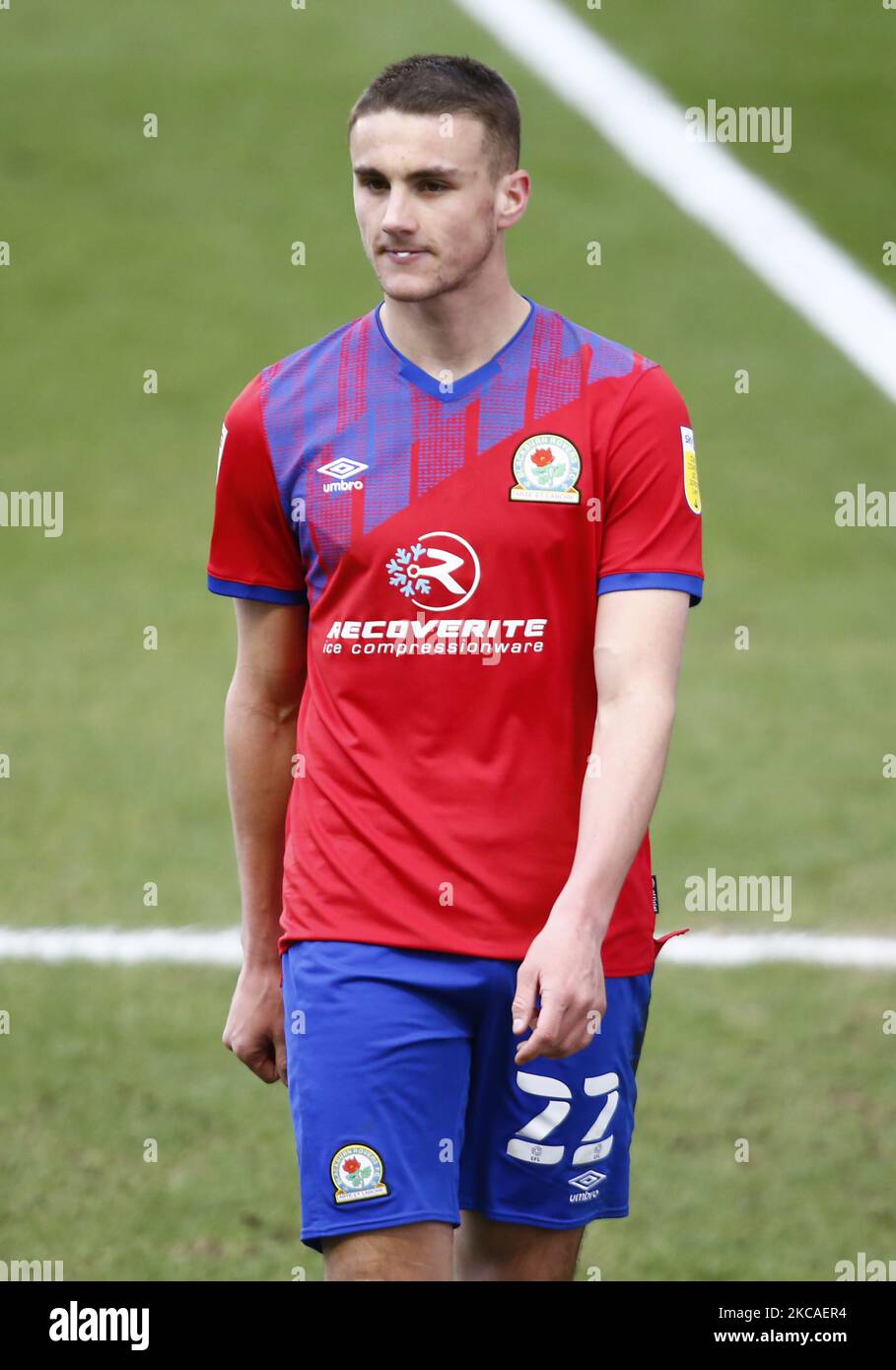 LONDRES, Royaume-Uni, MARS 06:Taylor Harwood-Bellis de Blackburn Rovers (prêt de Manchester City) pendant le championnat Sky Bet entre Millwall et Blackburn Rovers au Den Stadium, Londres, le 06th mars 2021 (photo d'action Foto Sport/NurPhoto) Banque D'Images