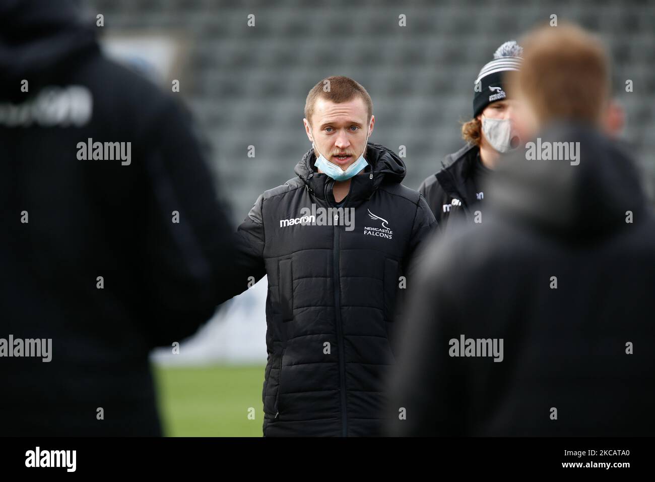 Brett Connon photographié avant le match Gallagher Premiership entre Newcastle Falcons et Bath Rugby à Kingston Park, Newcastle, le samedi 13th mars 2021. (Photo de Chris Lishman/MI News/NurPhoto) Banque D'Images