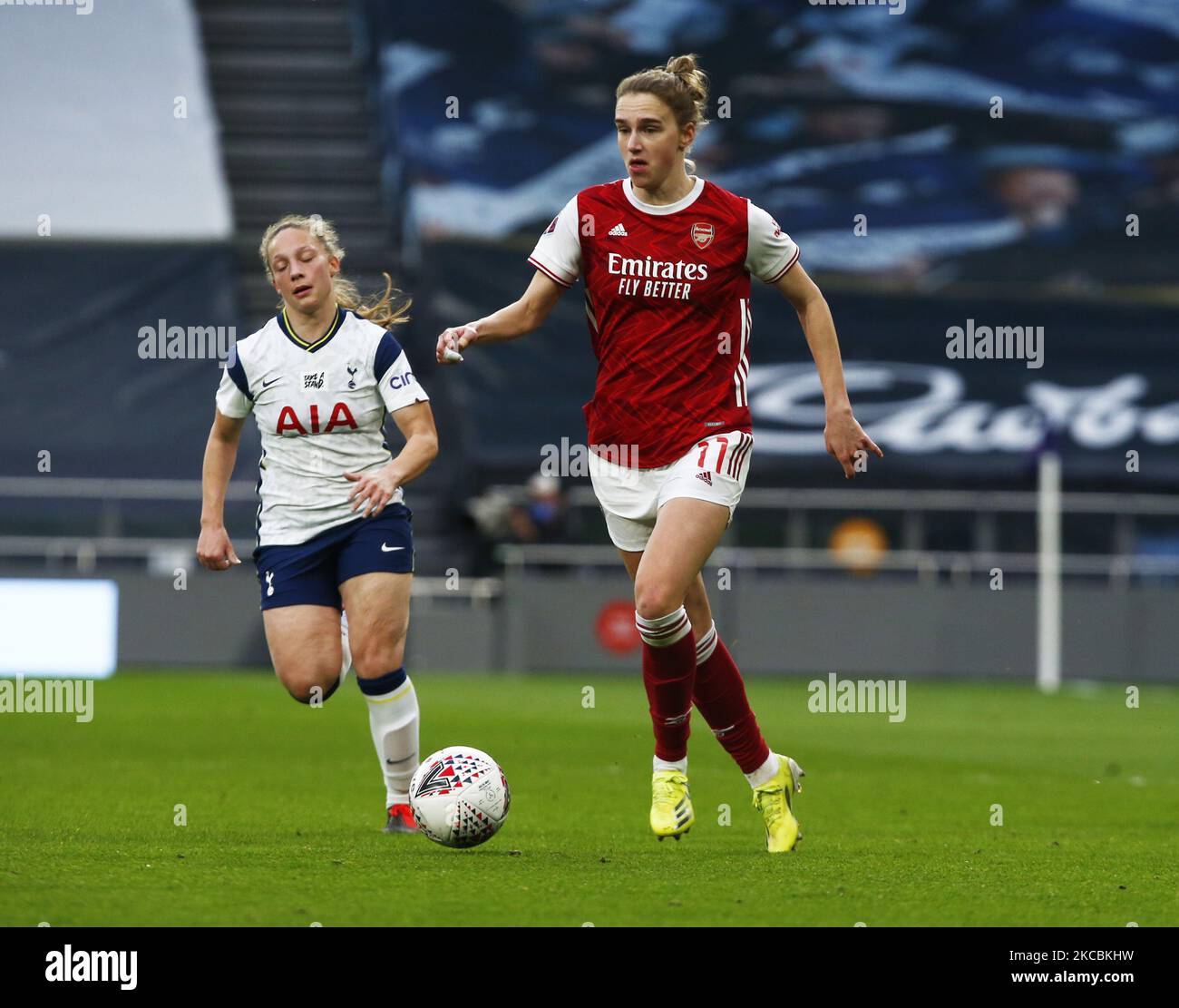 Vivianne Miedema d'Arsenal pendant FA Women's Spur League betweenTottenham Hotspur et Arsenal Women au Tottenham Hotspur Stadium , Londres , Royaume-Uni le 27th mars 2021 (photo par action Foto Sport/NurPhoto) Banque D'Images