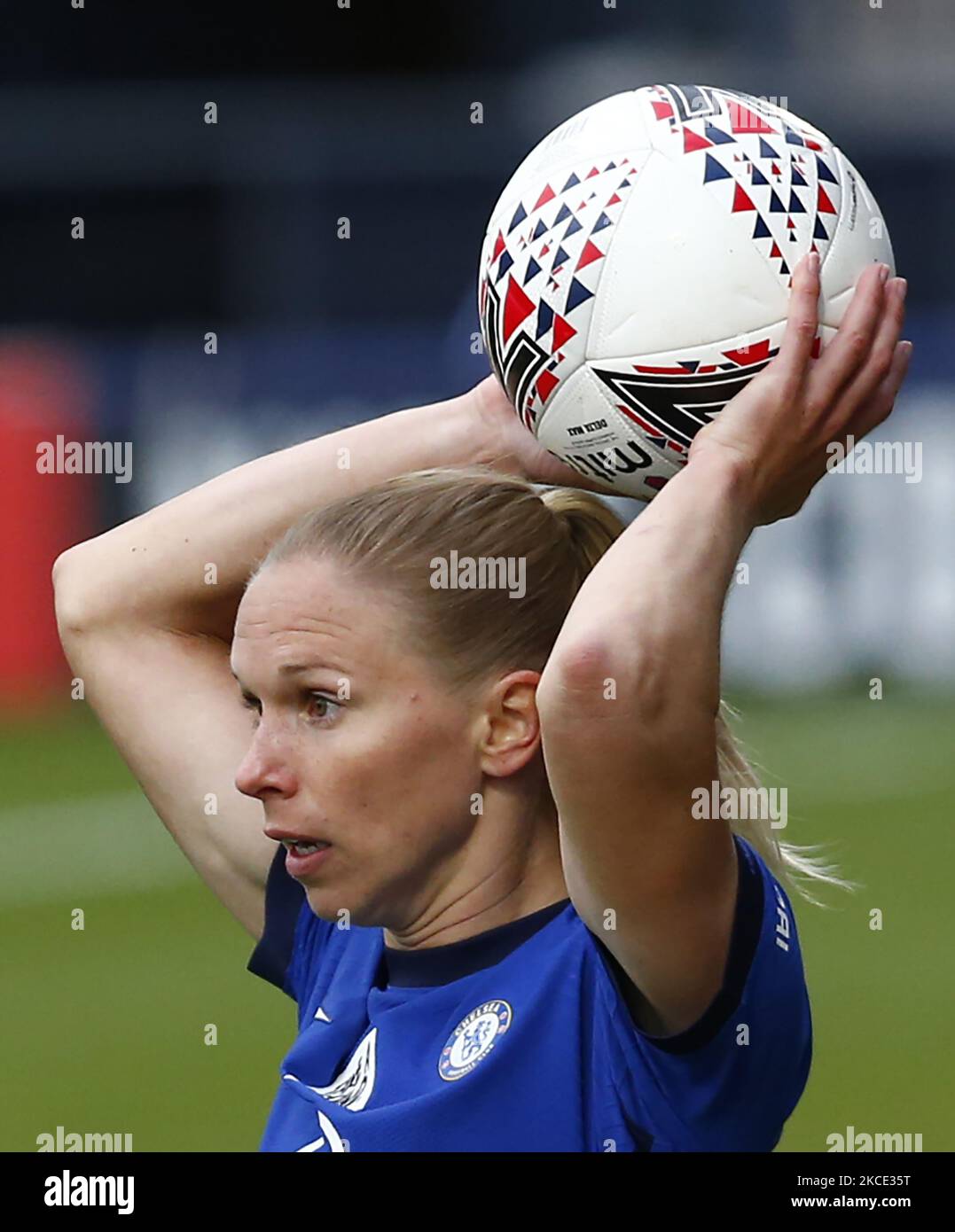 Chelsea Dames Jonna Andersson pendant FA Women's Spur League betweenTottenham Hotspur et Chelsea au stade de Hive , Barnett , Londres , Royaume-Uni le 05th mai 2021 (photo par action Foto Sport/NurPhoto) Banque D'Images