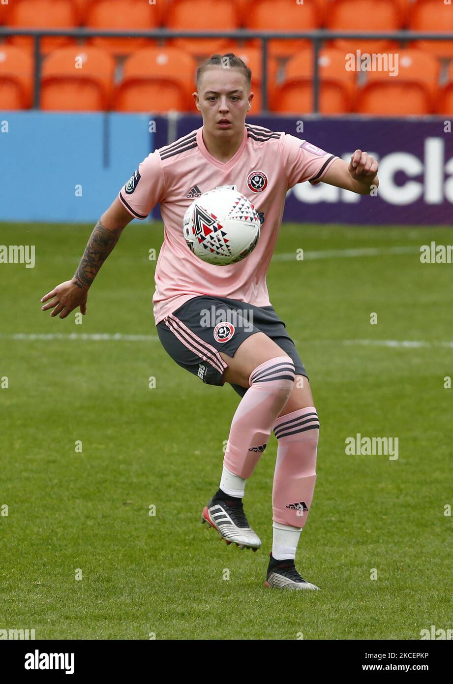 Naomi Hartley de Sheffield United Women lors de la Vitality Women's FA Cup Cinquième tour proprement dit entre Tottenham Hotspur et Sheffield Unis au stade de Hive , Barnett Royaume-Uni le 16th mai 2021 (photo par action Foto Sport/NurPhoto) Banque D'Images