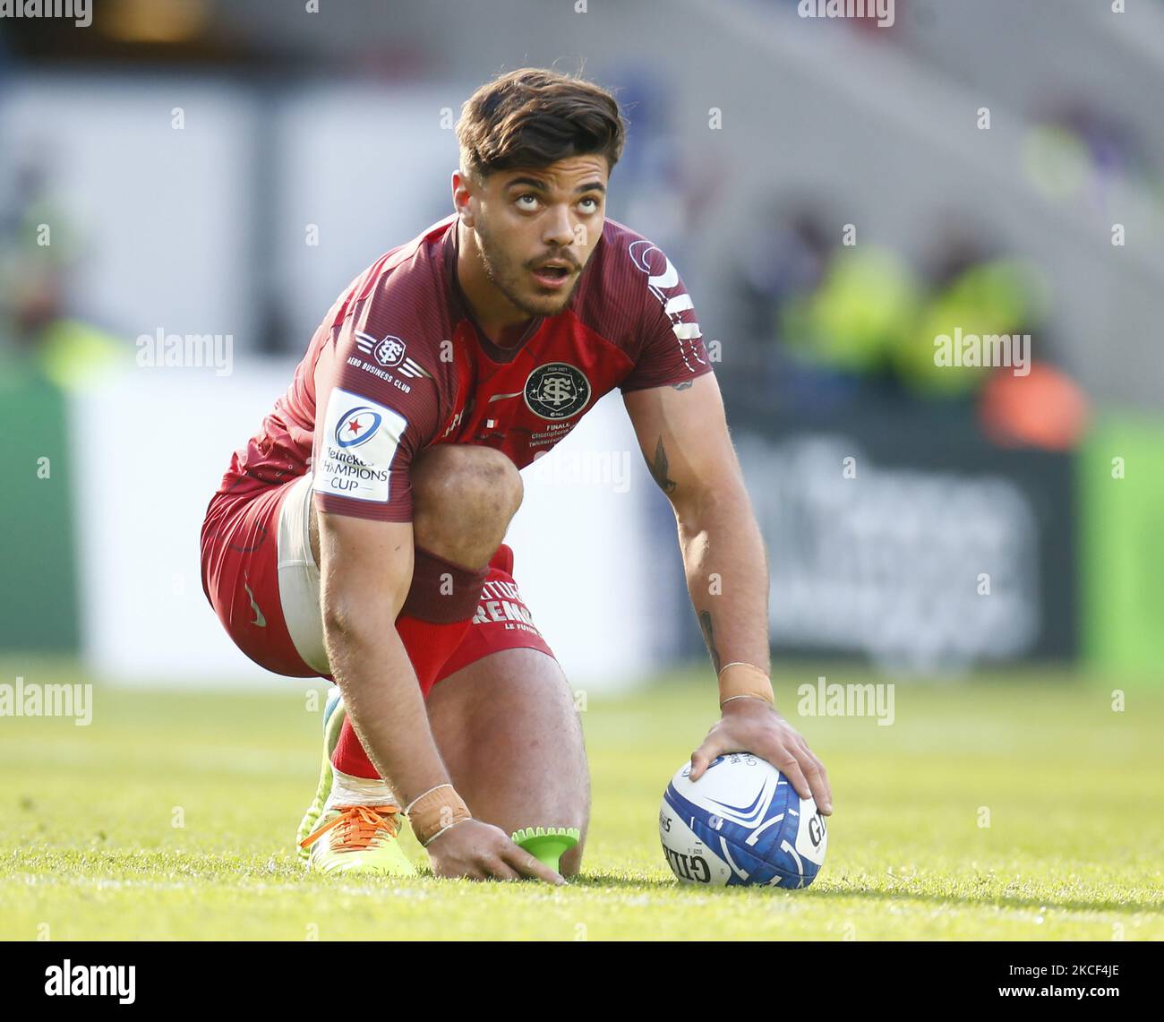 Romain Ntamack de Toulouse lors du match final de la coupe des champions Heineken entre la Rochelle et Toulouse au stade Twickenham sur 22 mai , 2021 à Londres , Angleterre (photo par action Foto Sport/NurPhoto) Banque D'Images